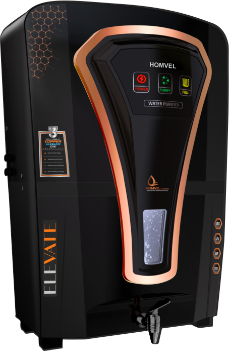 Elevate RO Water Purifier – Black Edition